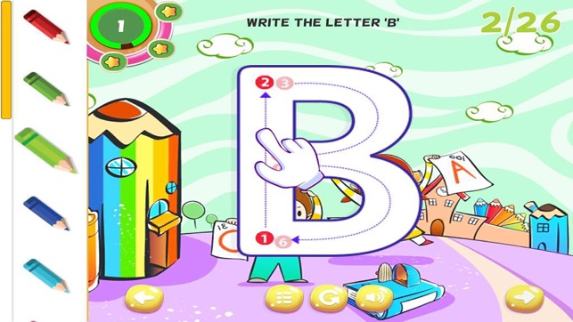 ABC Alphabet Learning Letter Writing for Kids(圖2)-速報App