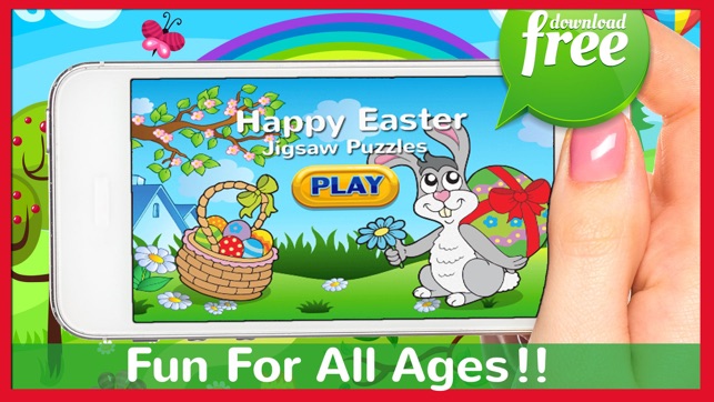 Happy Easter Jigsaw Puzzles Free For Toddlers & Me(圖2)-速報App