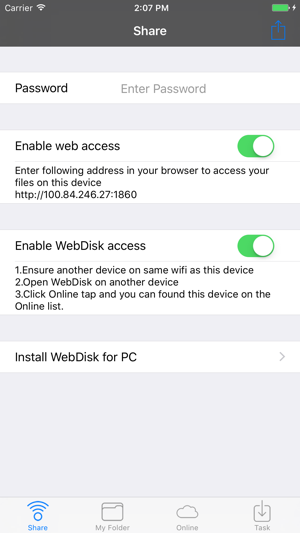‎WebDisk Screenshot