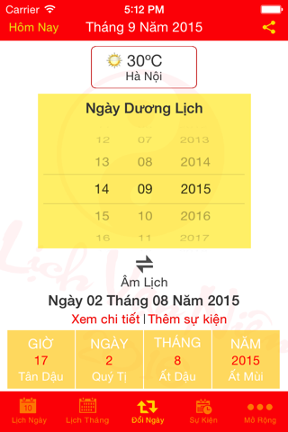 Lịch Vạn Niên 2016 Bính Thân screenshot 3