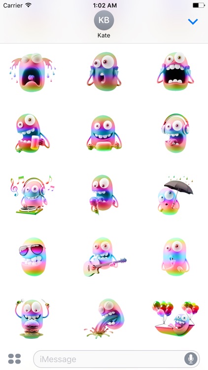 3D Spectrum Smileys