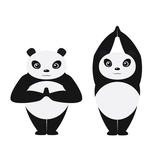 Panda Animated Dancing Yoga Stickers Mania icon