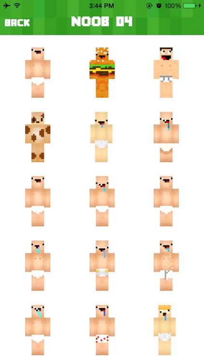 f noob  Minecraft Skins