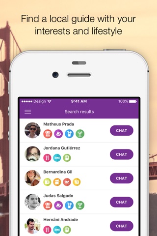 LiveGuide.me – Chat in real time with a LocalGuide screenshot 2