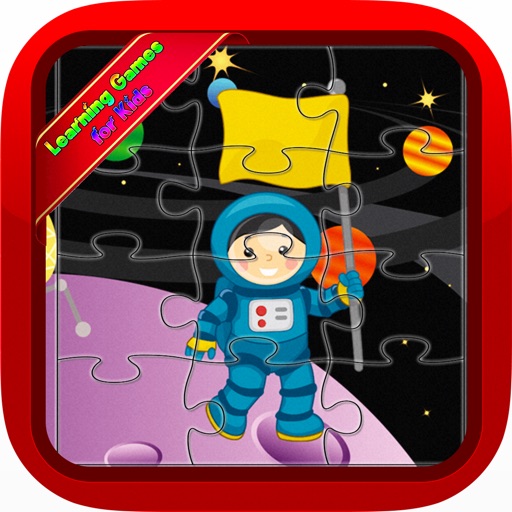 Space Jigsaw Puzzles Games for Kids and Toddlers