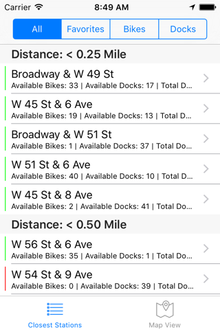 NYC Bike Locator screenshot 2