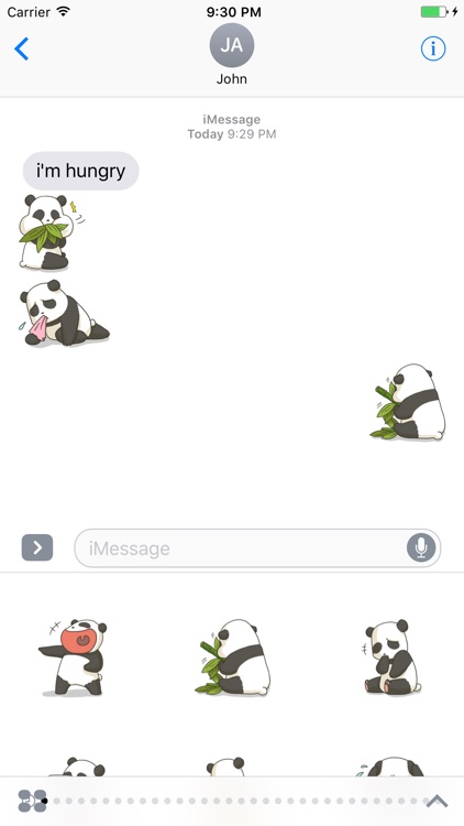 Cute Panda Sticker screenshot-3