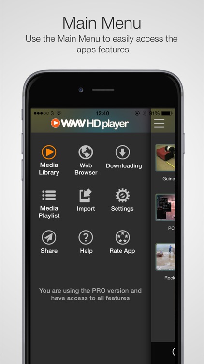 WMV HD Player Pro - Importer screenshot-3