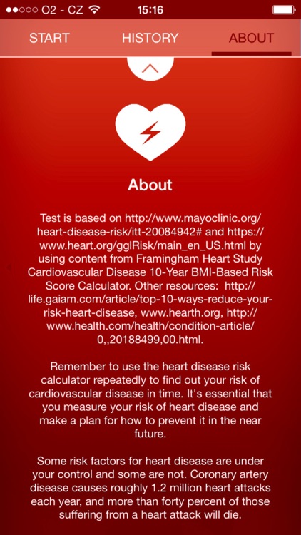 Heart Test - risk calculator of heart attack screenshot-4