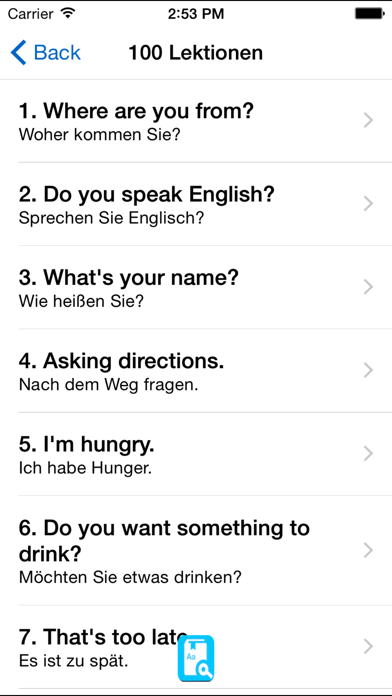 How to cancel & delete English Study for German - Englisch Lernen from iphone & ipad 4