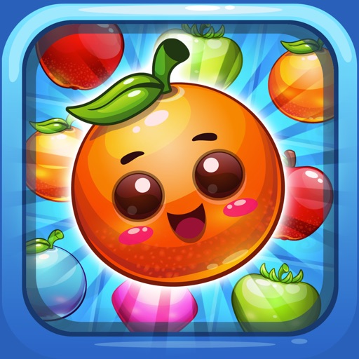 Fruit Swipe Tap Match Free-Best Fruits Puzzle Game Icon