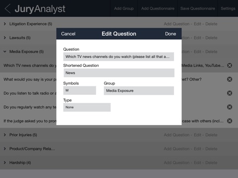 Jury Analyst screenshot 2