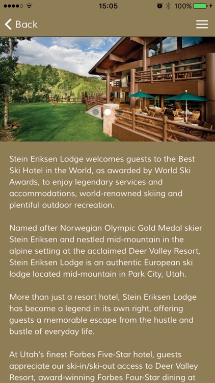 The Stein Eriksen Lodge