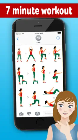 Game screenshot 6 Workout Routine Emoji Sticker mod apk
