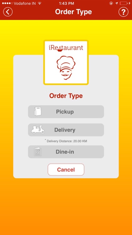 iRestaurant -  Order Manager