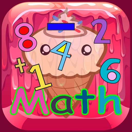 IceCreams Math Games Kids Free Icon