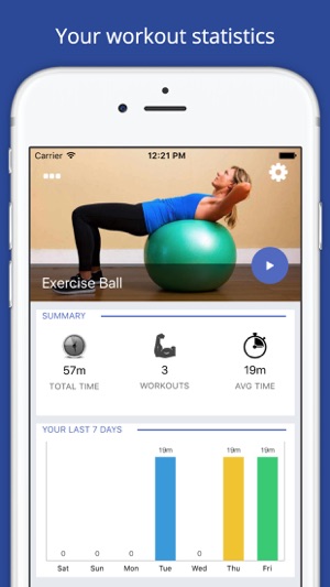 Exercise Ball Workout Challenge PRO - Get fit(圖1)-速報App