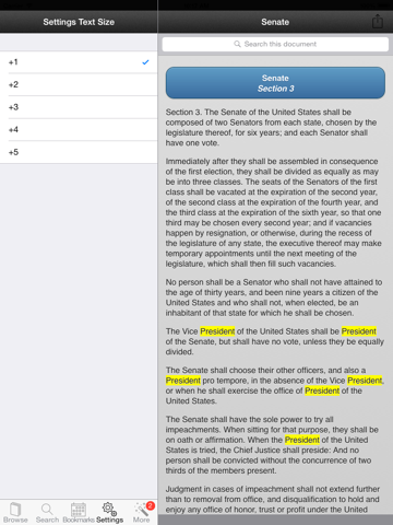 Screenshot #4 pour U.S. Federal Regulations