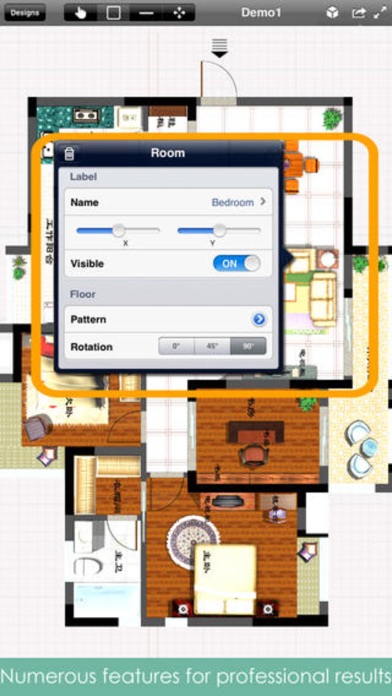 Home Design Pro : Interior Design & Floor Plan CAD screenshot 3