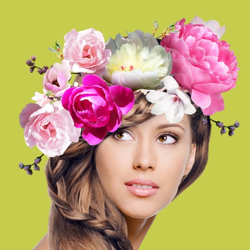 Flower Crown Hairstyle Photo Editor – Beautify Pic