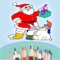 Coloring Book For Kids - Christmas and Santa Claus - Xmas tree