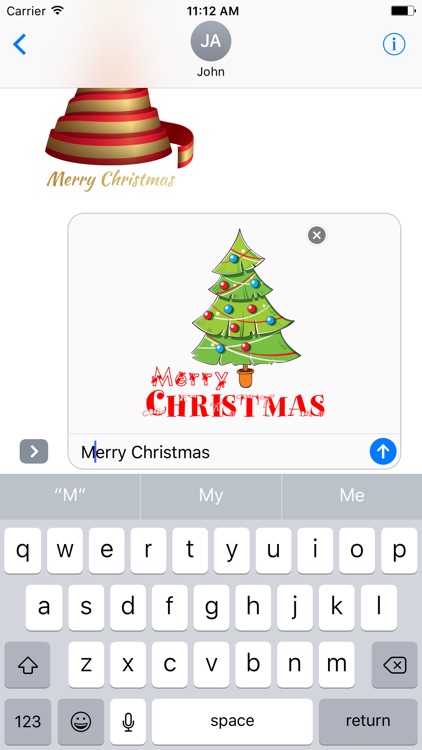 Christmas Tree Stickers for iMessage