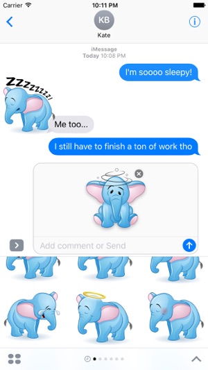 Elephant Animal Stickers(圖2)-速報App