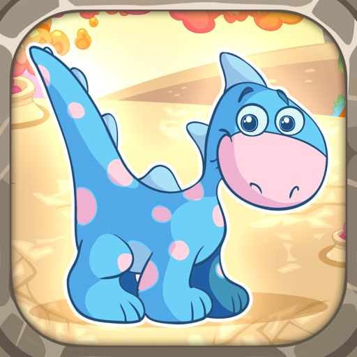 Cute Small Dinosaurs: Puzzle Logic Game, Free icon