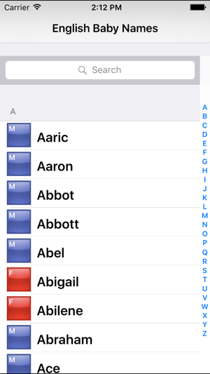 Baby Names - English(圖1)-速報App