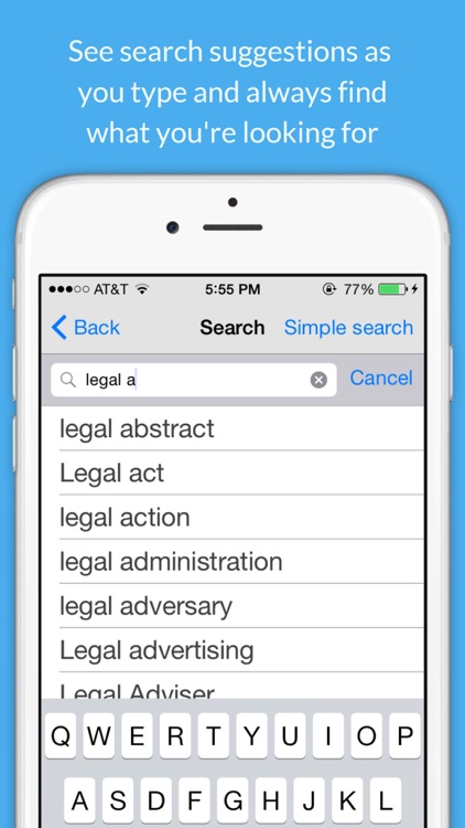 Legal Dictionary - Law Definitions and Thesaurus screenshot-4