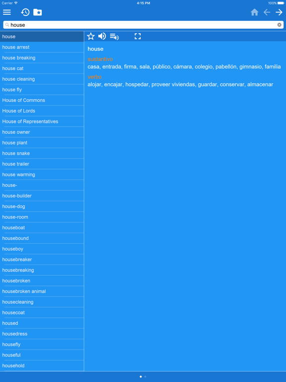 Screenshot #4 pour English Spanish free dictionary