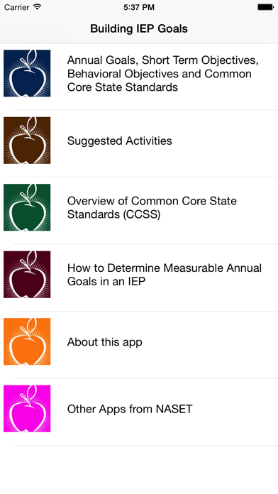 How to cancel & delete IEP Goals & Objectives with Common Core Standards from iphone & ipad 1