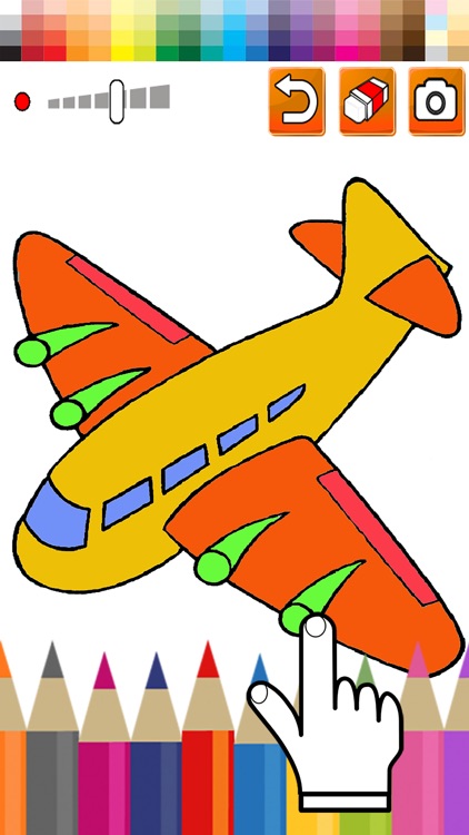 Plane Coloring Pages for Kids | Step by Step Drawing a Plane - Very Easy |  Easy drawings, Step by step drawing, Airplane drawing