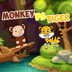 Activities of Monkey Jump vs Tiger Curious