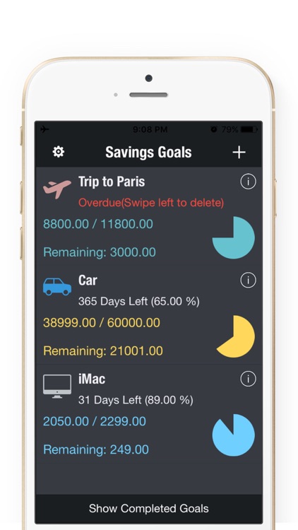 Saving Money Box 2Pro-Savings Account,Goal Tracker