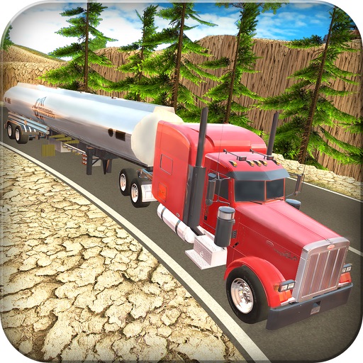 Uphill Cargo Truck Driving 3D - Drive Cargo Truck And Oil Tanker in Offroad & City Environment Icon