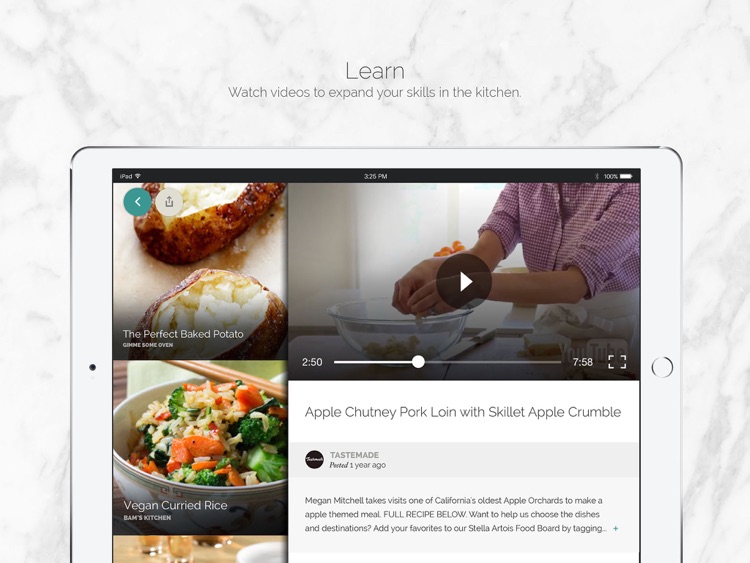 Yummly Recipes & Shopping List for iPad
