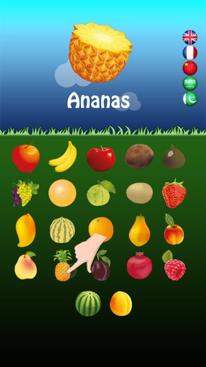 Multilingual Fruits Go for Kids(圖1)-速報App