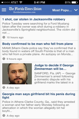 Times-Union/Jacksonville.com screenshot 2