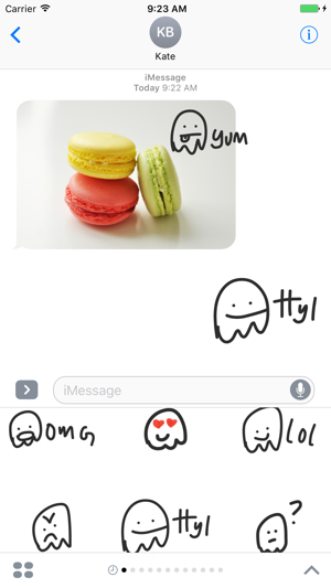 Jelly sticker pack - speech stickers for