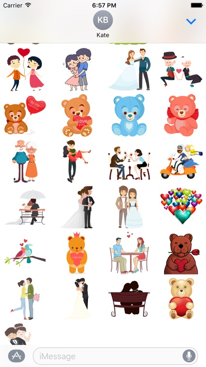 Love Sticker Messanger