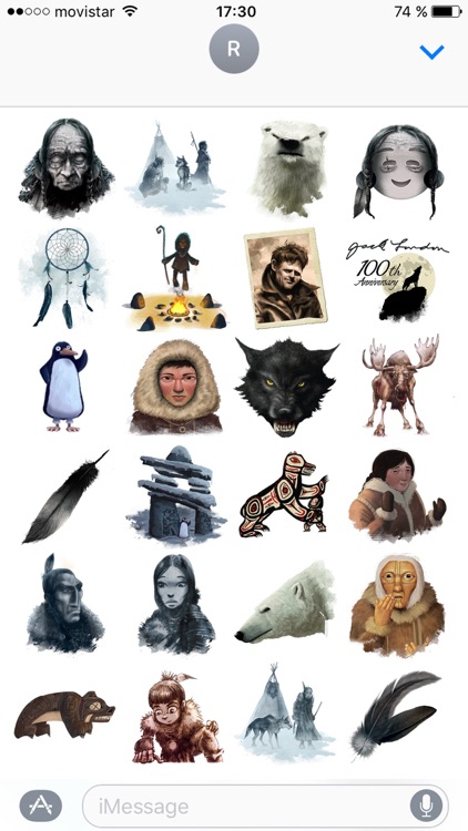 Jack London Stickers