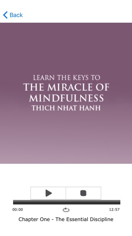 The Miracle Of Mindfulness Meditation Audiobook screenshot-3