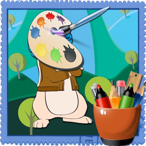 Paint Games Peter Rabbit Version iOS App