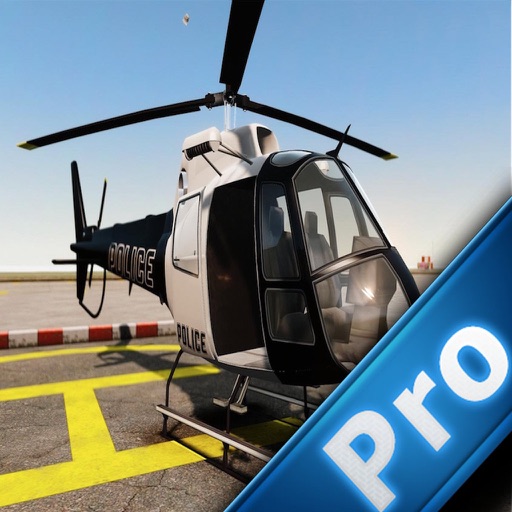 A Police Chase Helicopter Pro - Police  Force iOS App