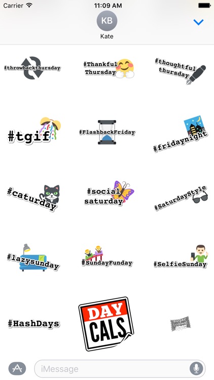 DayCals: #Hashdays screenshot-3