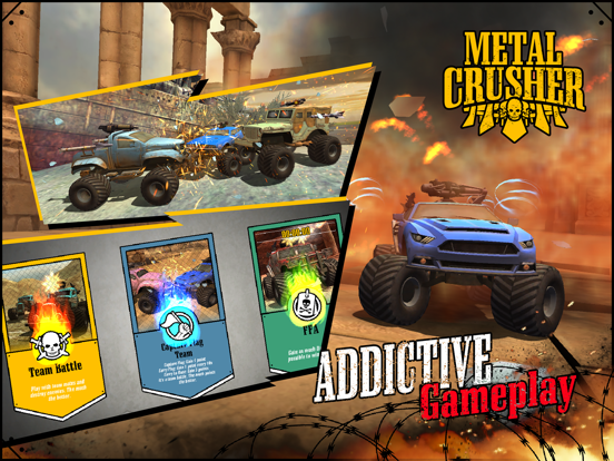 Скачать Metal Crusher - Monster Truck Battle Online