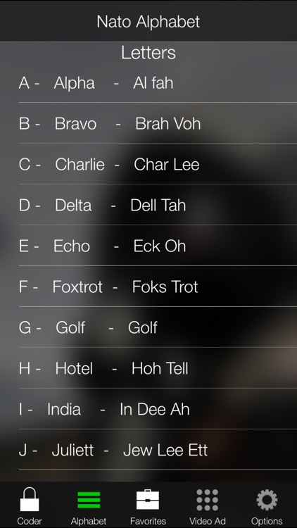 NATO Phonetic Alphabet Code screenshot-4