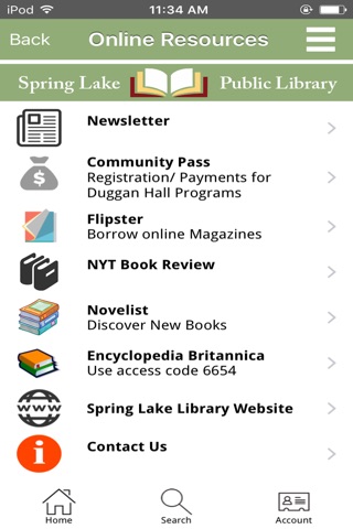 Spring Lake Library screenshot 4