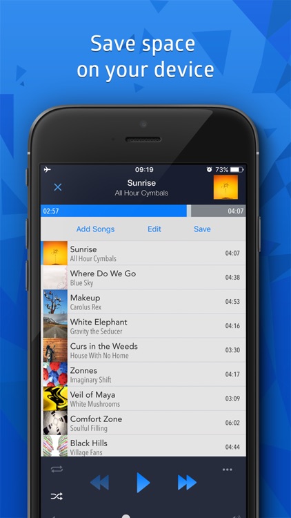 CloudBeats: mp3 music player for Dropbox, Onedrive